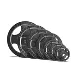 Look Alyfe Body Solid Olympic Grip Black Iron Discs - OPTK