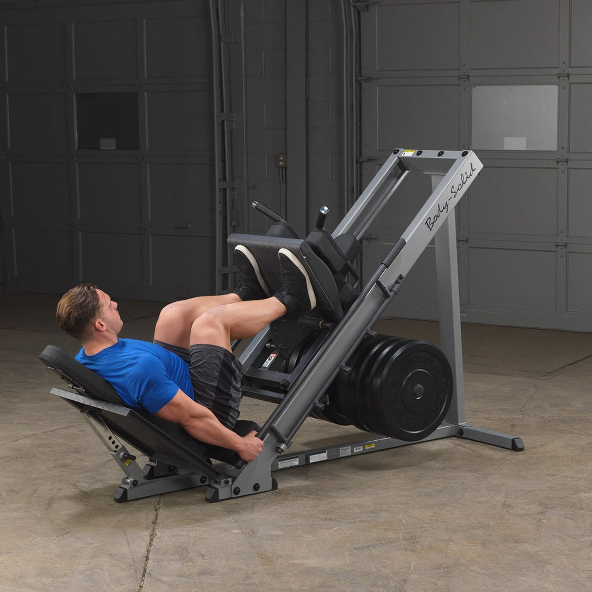 Look Alyfe Body Solid Olympic Leg Press And Hack Squat - GLPH1100