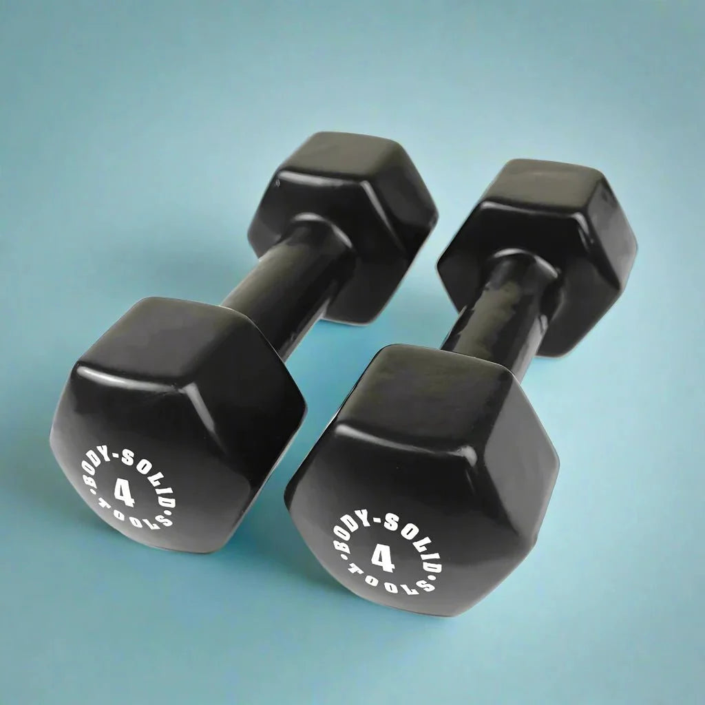 Look Alyfe Body Solid Tools Vinyl Dumbbells - BSTVDK