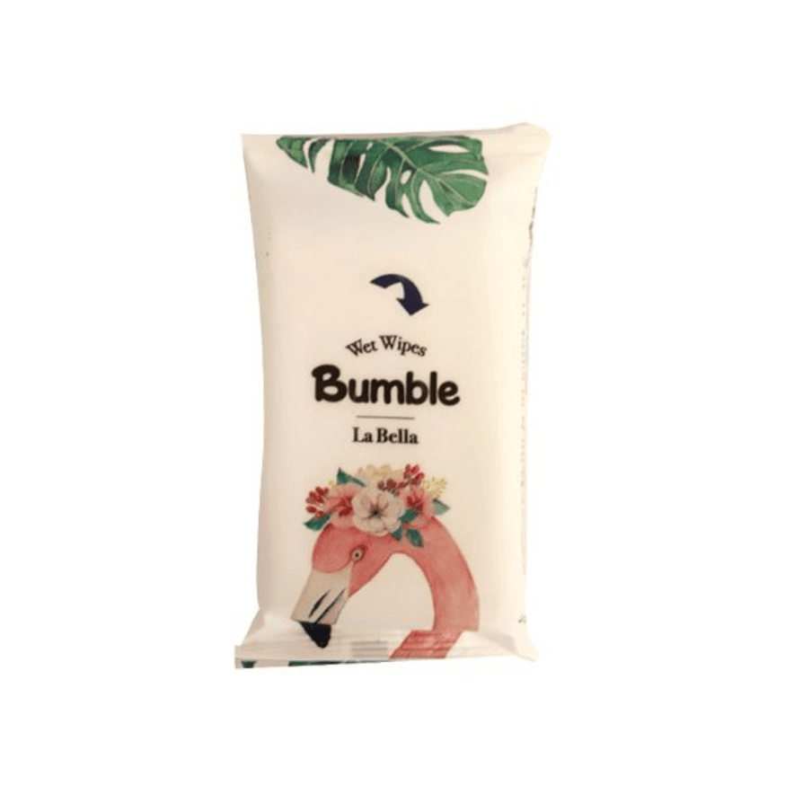 Look Alyfe Bumble La Bella 15-Pieces Honeysuckle Wet Pocket Wipes