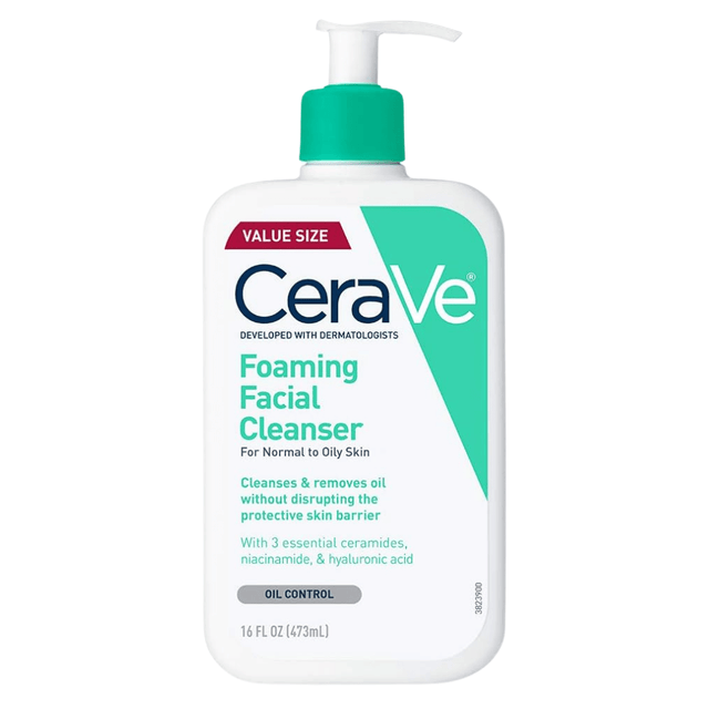 Look Alyfe Cerave Foaming Facial Cleanser, Normal to Oily Skin - 473ml