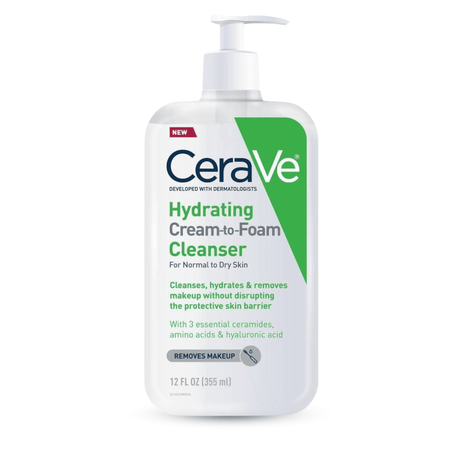 Look Alyfe Cerave Hydrating Cream to Foam Cleanser - 355ml