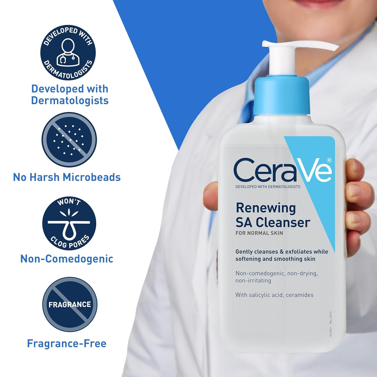 Look Alyfe Cerave Renewing SA Cleanser For Normal Skin - 473ml