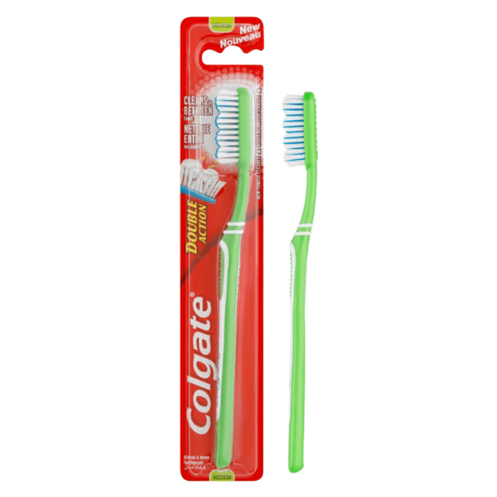 Look Alyfe Colgate Double Action Medium Toothbrush