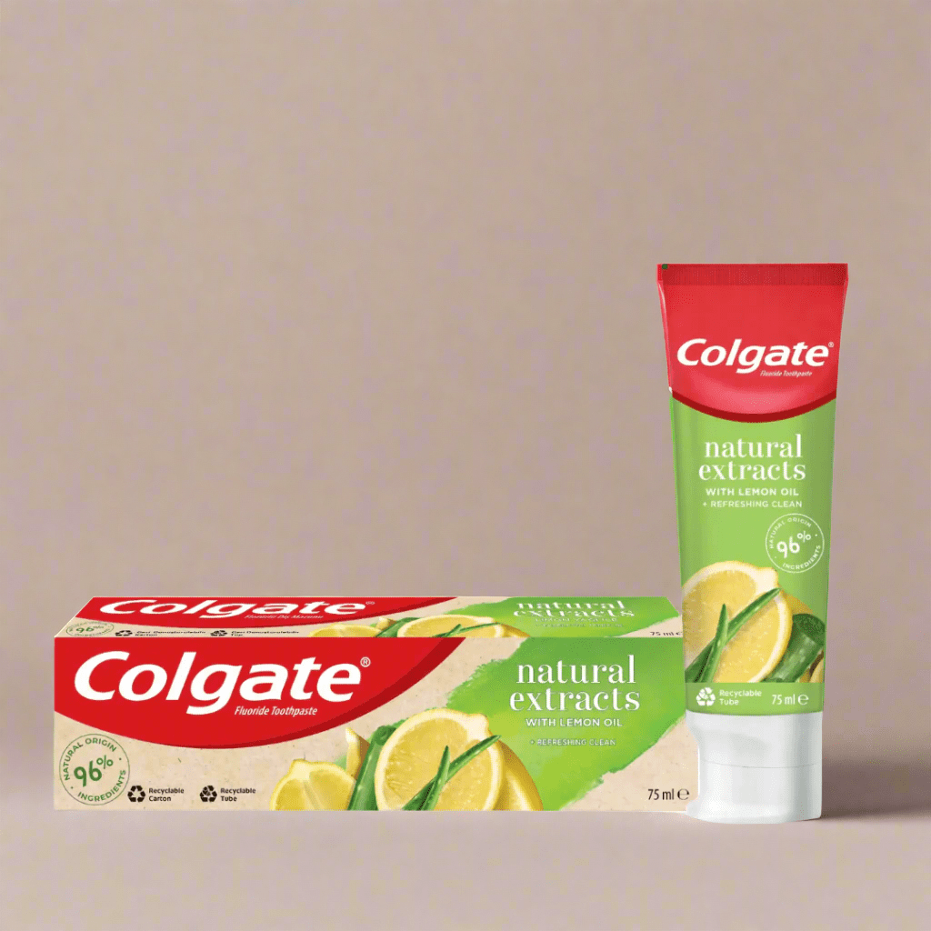 Look Alyfe Colgate Natural Extracts Toothpaste with Lemon Oil and Aloe - 75ml