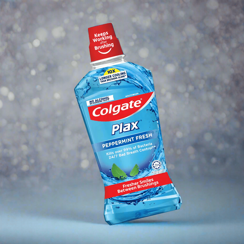 Look Alyfe Colgate Plax Peppermint Alcohol-Free Mouthwash - 250ml