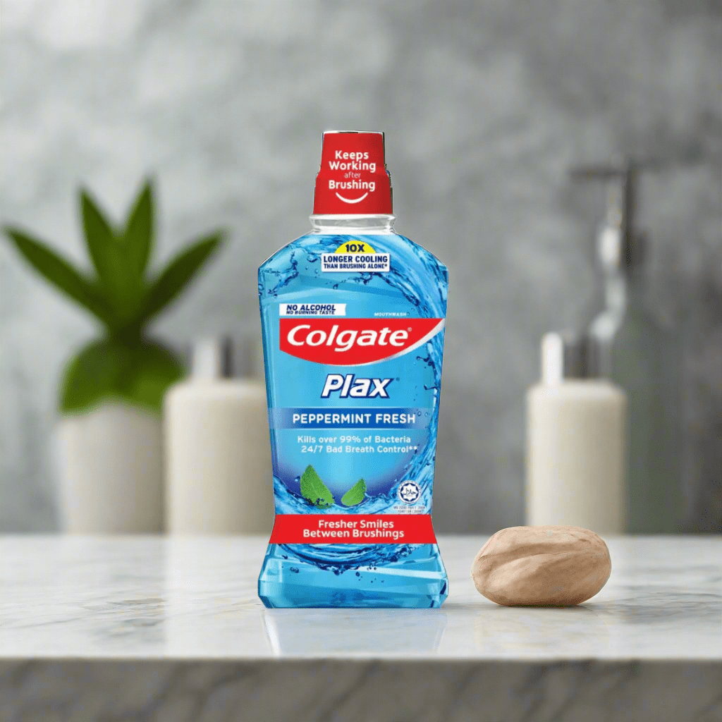 Look Alyfe Colgate Plax Peppermint Alcohol-Free Mouthwash - 500ml