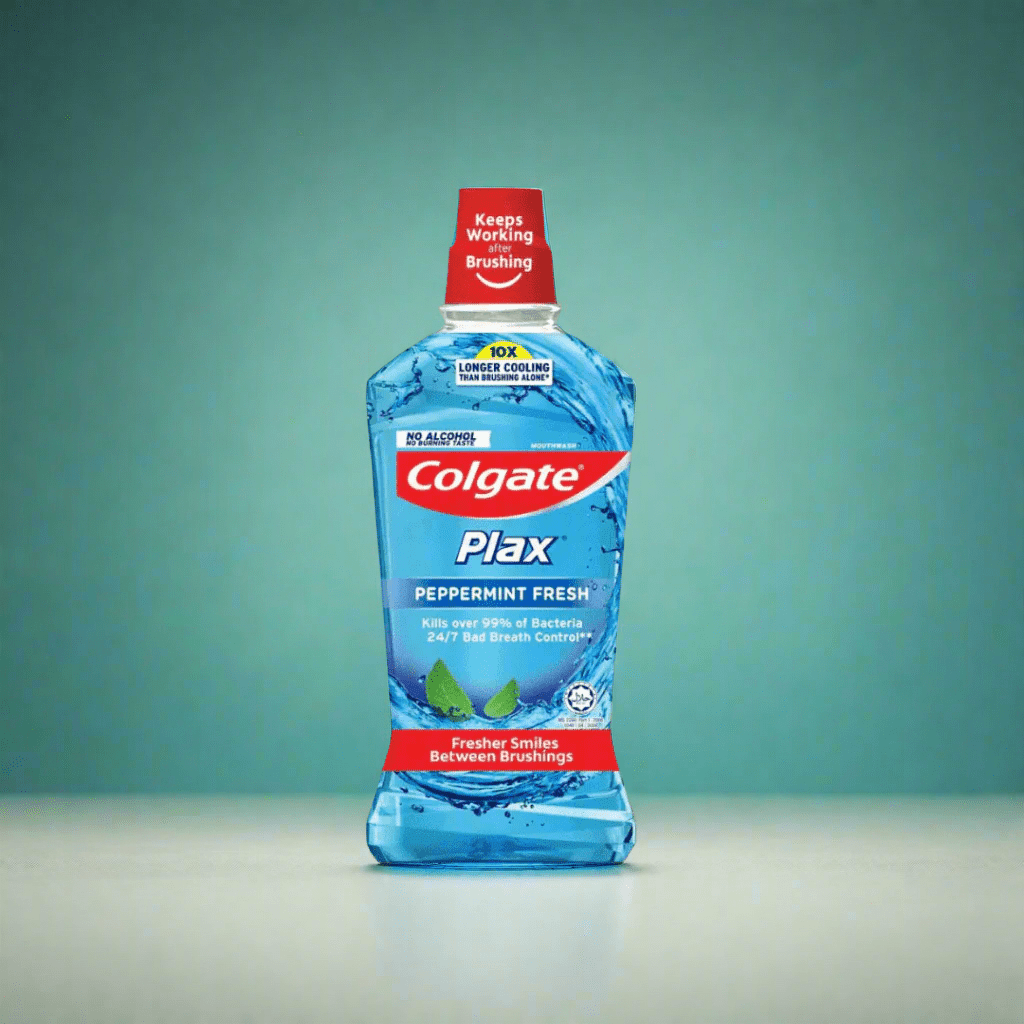 Look Alyfe Colgate Plax Peppermint Alcohol-Free Mouthwash - 500ml