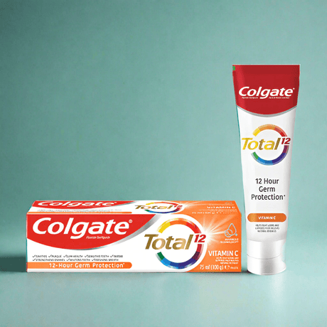 Look Alyfe Colgate Total 12 Vitamin C Multi-Benefit Toothpaste - 50ml