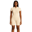 Look Alyfe ContourFlex Sculpt Seamless Half-Zip Short-Sleeve MiniFlex Romper
