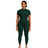 Look Alyfe ContourFlex Seamless Half-Zip Short-Sleeve Full-Length Jumpsuit