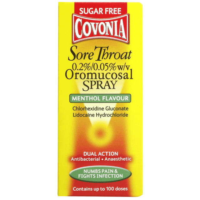 Look Alyfe Covonia Sore Throat 0.2%/0.5% W/V Oromucosal Spray - 30ml
