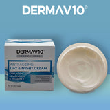 Look Alyfe DermaV10 Innovation Anti-Ageing Day & Night Cream with Collagen - 50ml