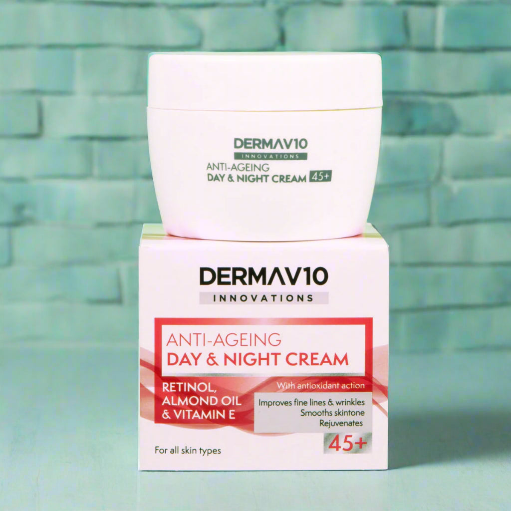 Look Alyfe DermaV10 Innovation Anti-Ageing Day & Night Cream with Retinol - 50ml