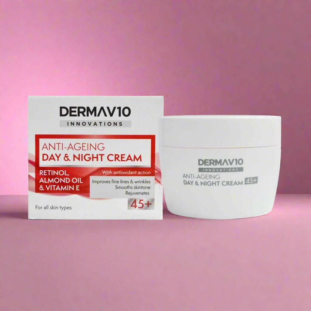 Look Alyfe DermaV10 Innovation Anti-Ageing Day & Night Cream with Retinol - 50ml