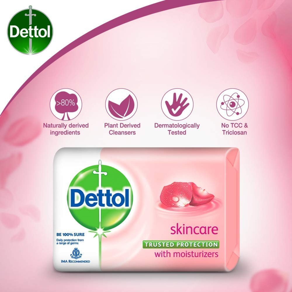 Look Alyfe Dettol Skin Care Anti-Bacterial Bar Soap - 110g