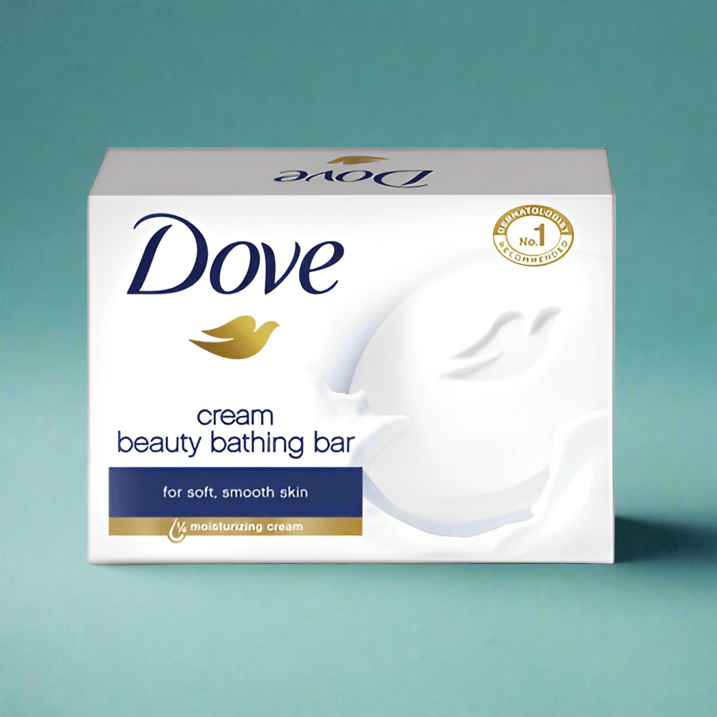 Look Alyfe Dove Moisturizing Beauty Cream Bar Soap - Pack of 4