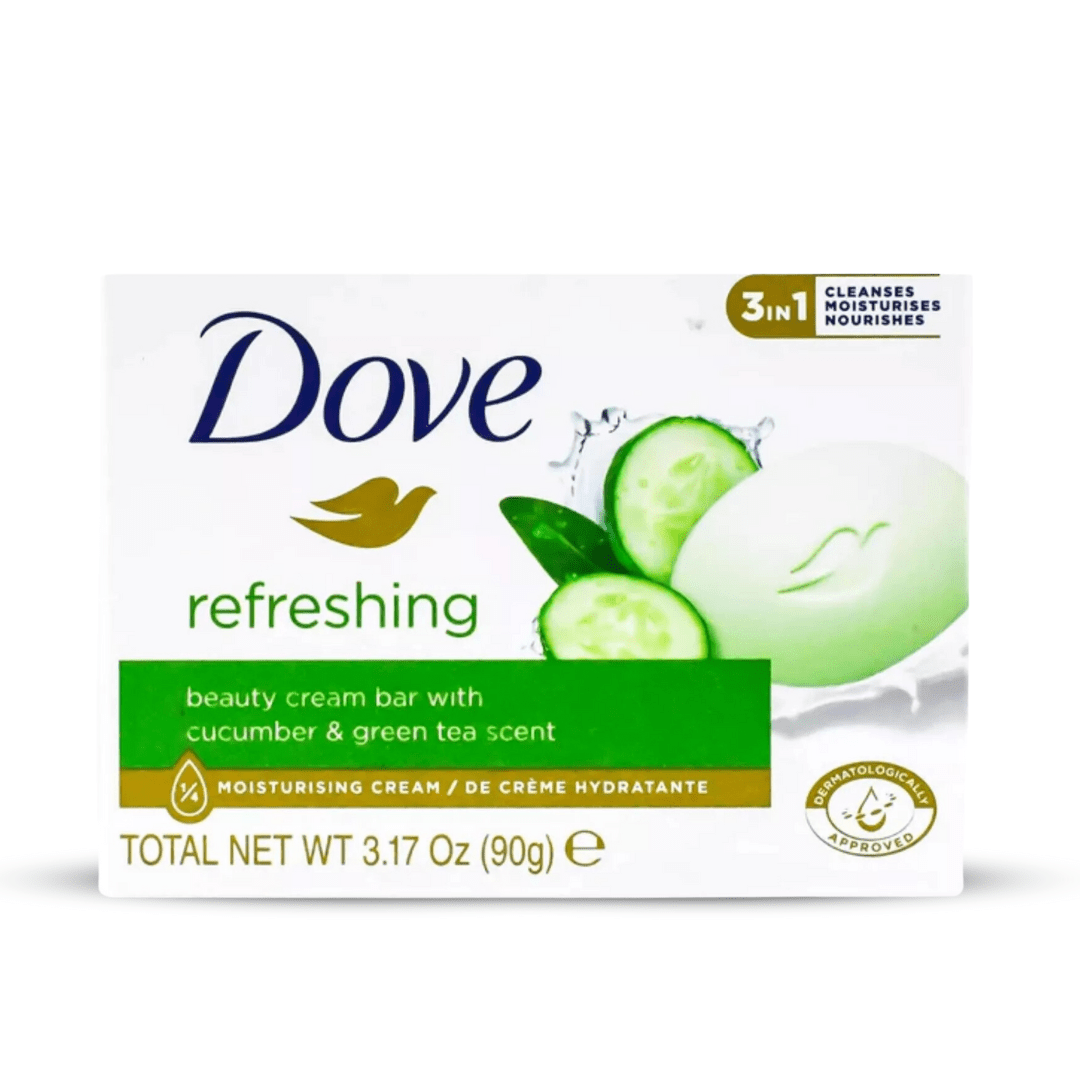 Look Alyfe Dove Refreshing Beauty Cream Bar Soap With Cucumber And Green Tea Scent - 90g