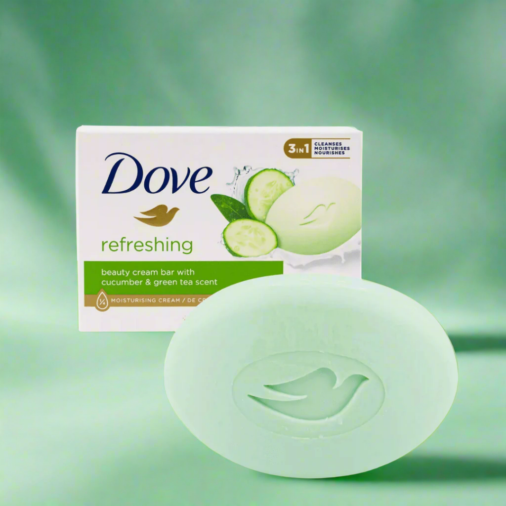 Look Alyfe Dove Refreshing Beauty Cream Bar Soap With Cucumber And Green Tea Scent - 90g