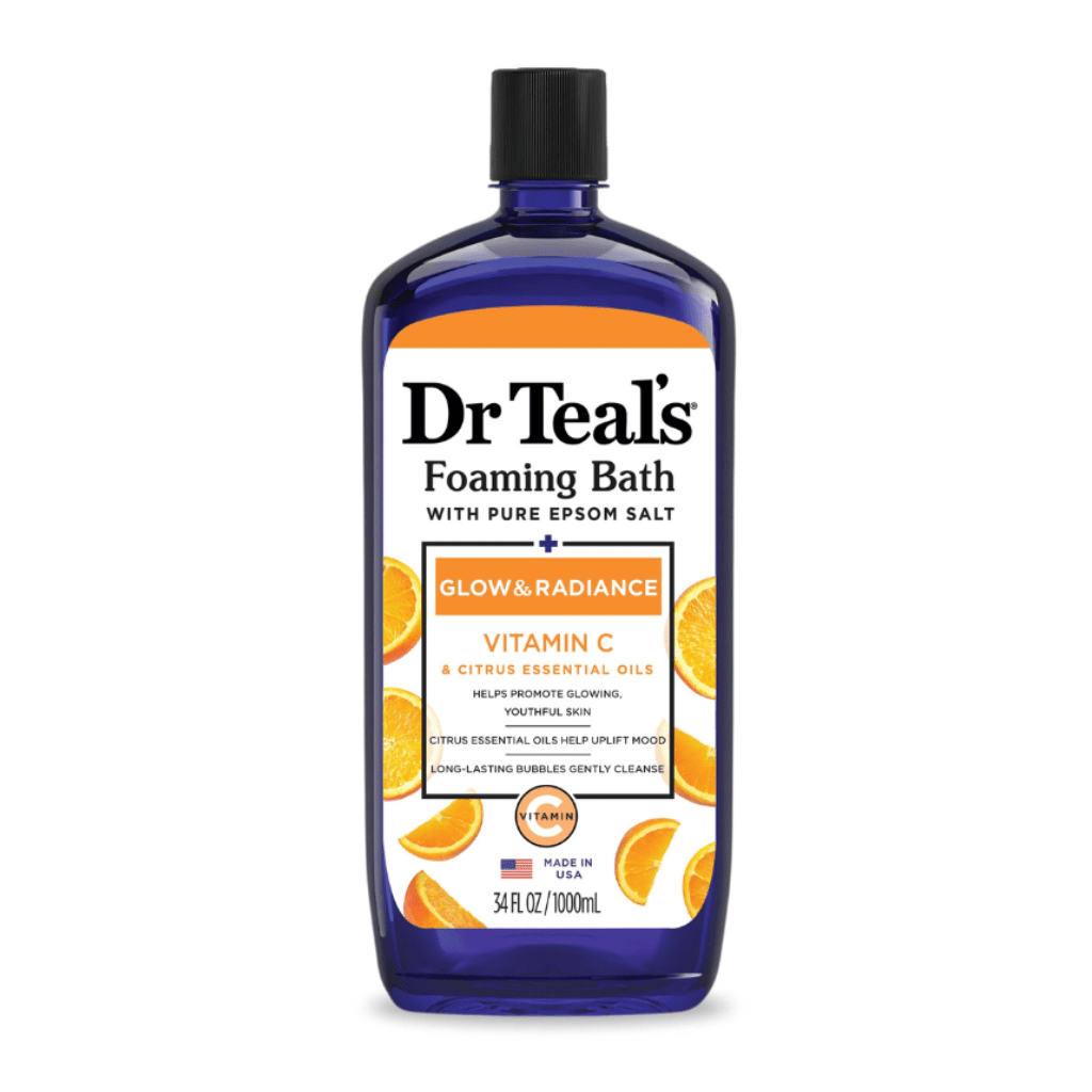 Look Alyfe Dr Teal's Glow & Radiance Foaming Bath with Vitamin C - 1000ml