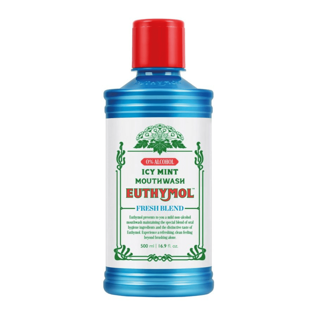 Look Alyfe Euthymol Alcohol-Free Icy Mint Mouthwash - 500ml