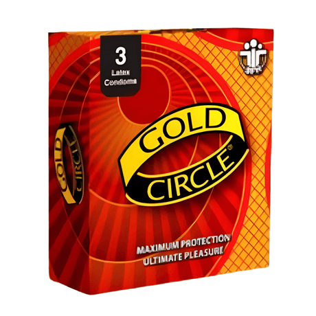 Look Alyfe Gold Circle Condom - 3 Pieces