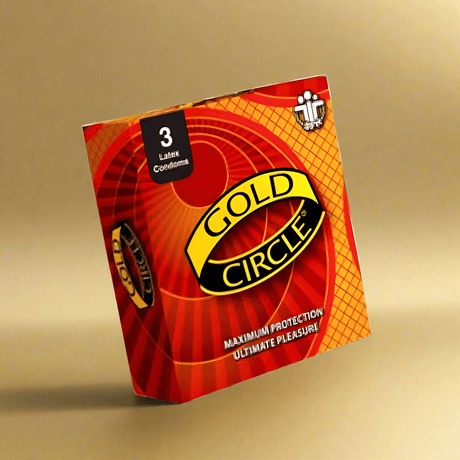 Look Alyfe Gold Circle Condom - 3 Pieces