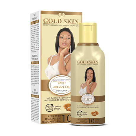 Look Alyfe Gold Skin Clarifying Body Lotion with Argan Oil - 250ml