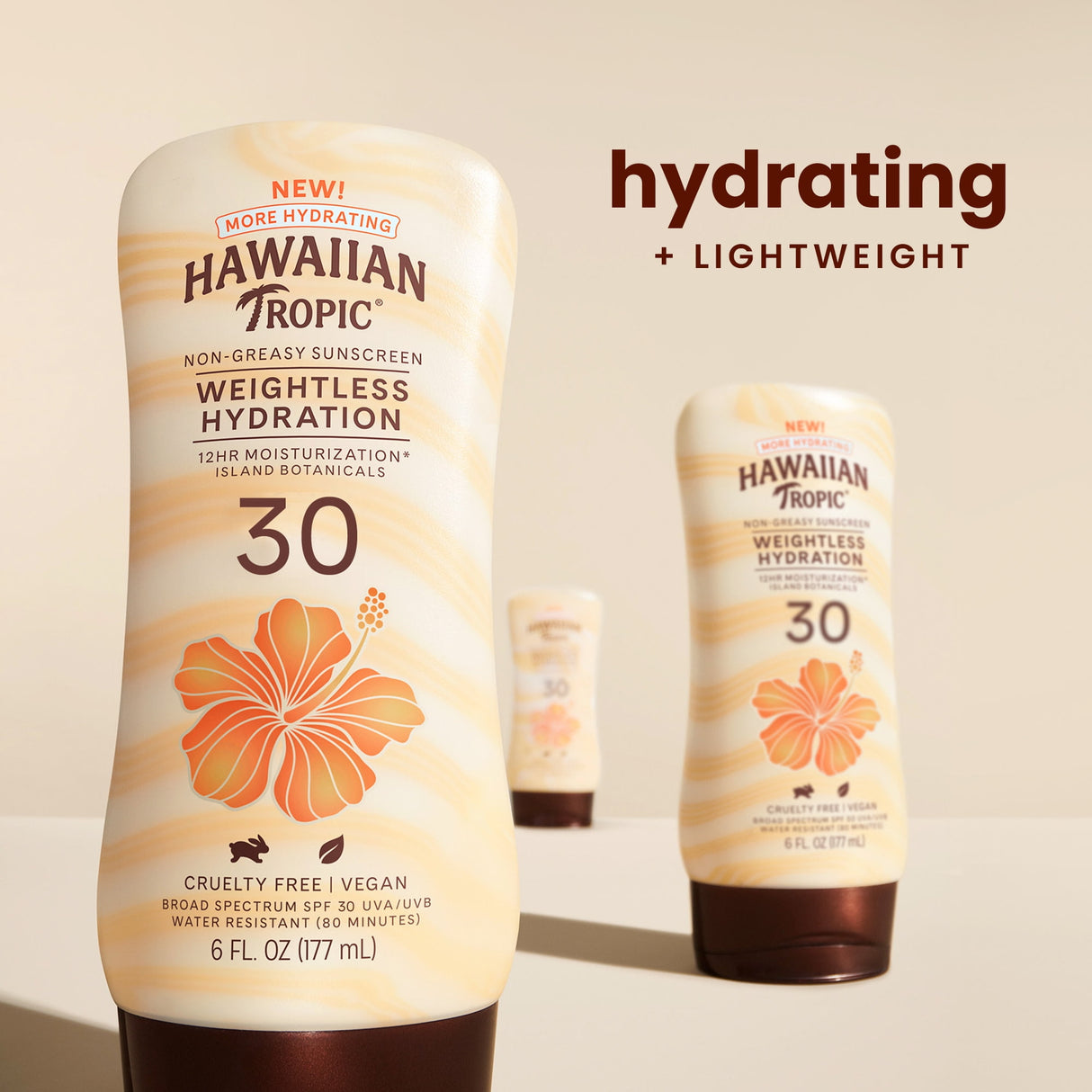 Look Alyfe Hawaiian Tropic Silk Hydration Weightless Sunscreen SPF 30 - 177ml