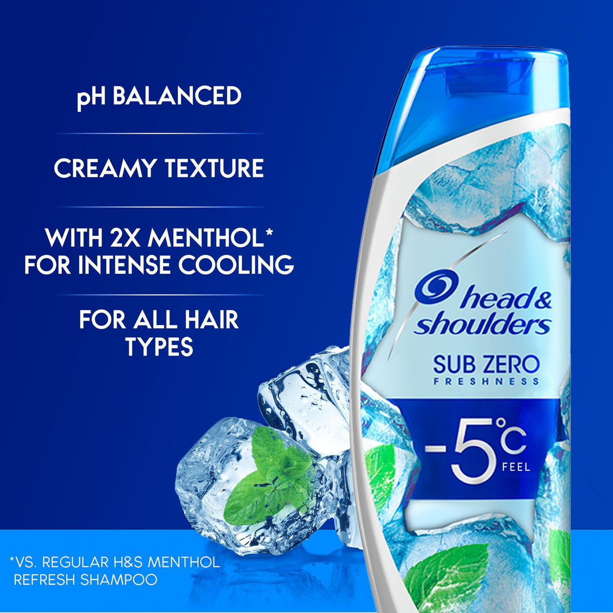 Look Alyfe Head & Shoulders Sub-Zero Freshness Anti-Dandruff Shampoo - 400ml