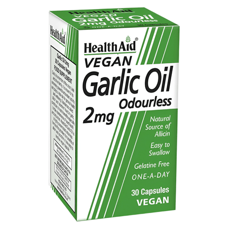 Look Alyfe HealthAid Vegan Odourless Garlic Oil - 2mg