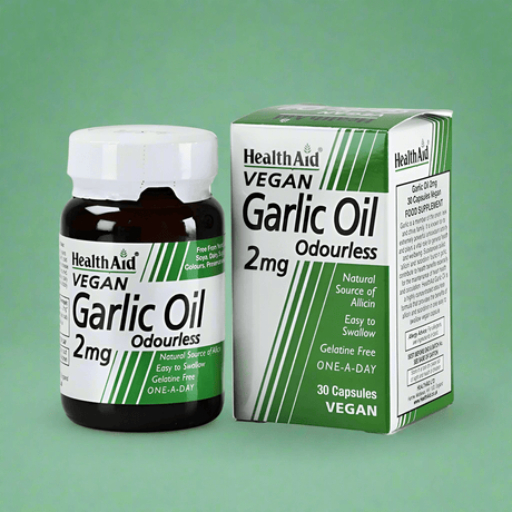 Look Alyfe HealthAid Vegan Odourless Garlic Oil - 2mg