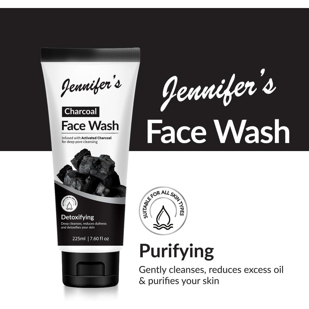 Look Alyfe Jennifer's Charcoal Detoxifying Face Wash - 225ml