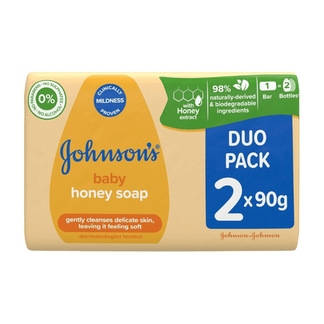 Look Alyfe Johnson's Baby Honey Bath Soap Duo Pack - 2 x 90g