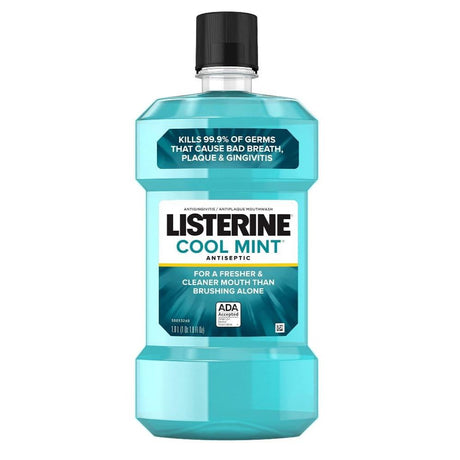 Look Alyfe Listerine Cool Mint Antiseptic Mouthwash - 1L