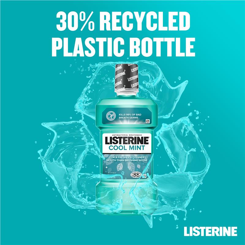 Look Alyfe Listerine Flavours Spearmint Antiseptic Mouthwash - 250ml