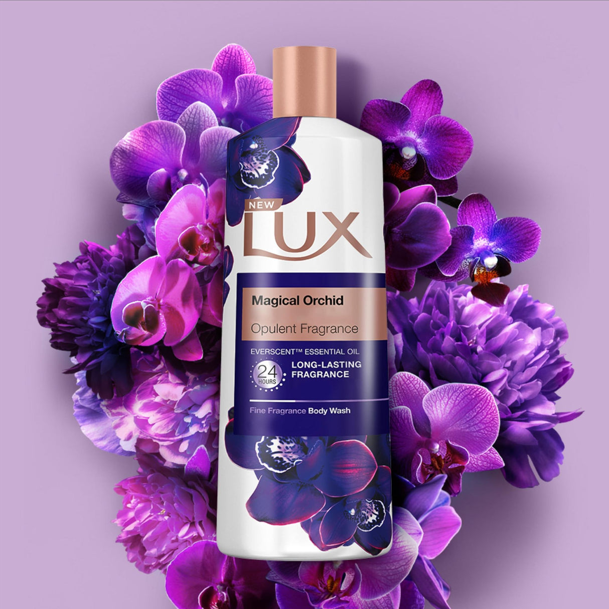 Look Alyfe Lux Magical Orchid Opulent Fragrance Shower Gel - 600ml