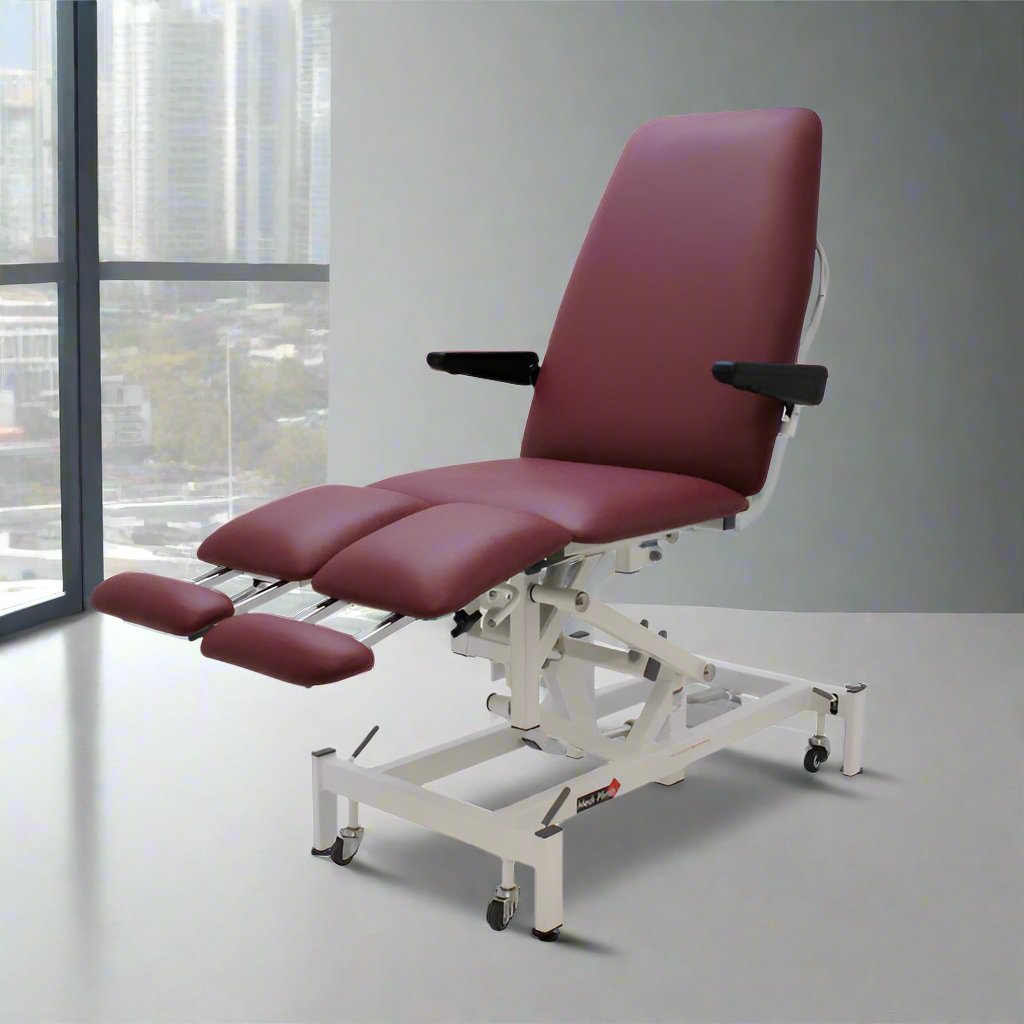 Look Alyfe Medi-Plinth Electric Split Leg Non-Tilting Podiatry Chair - BAC06E