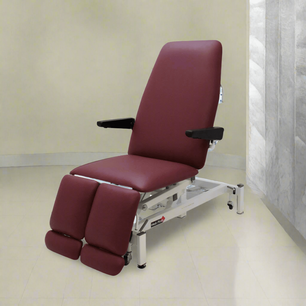 Look Alyfe Medi-Plinth Electric Split Leg Non-Tilting Podiatry Chair - BAC06E