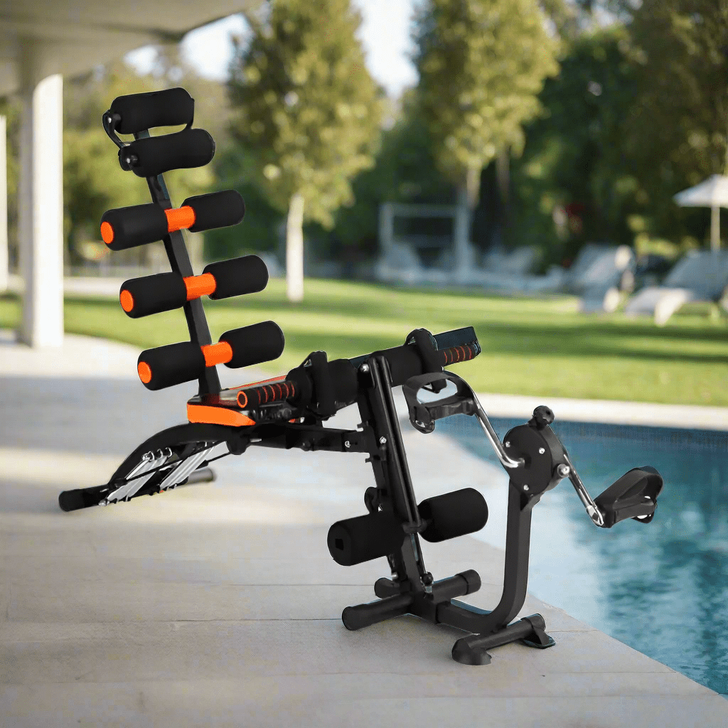 Look Alyfe Multifunctional 6-In-1 Abdominal Care Exercise Machine and Back Trainer with Bicycle - HJ-10001