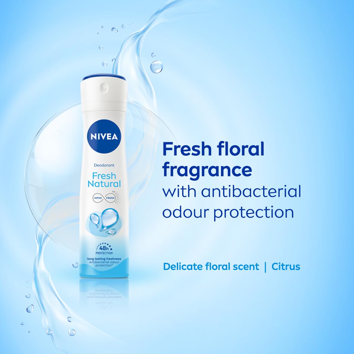 Look Alyfe Nivea Fresh Natural Deodorant Spray - 150ml