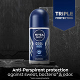 Look Alyfe Nivea Men Cool Kick Anti-perspirant Deodorant Roll-on - 50ml