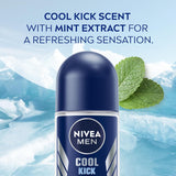 Look Alyfe Nivea Men Cool Kick Anti-perspirant Deodorant Roll-on - 50ml