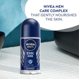 Look Alyfe Nivea Men Cool Kick Anti-perspirant Deodorant Roll-on - 50ml