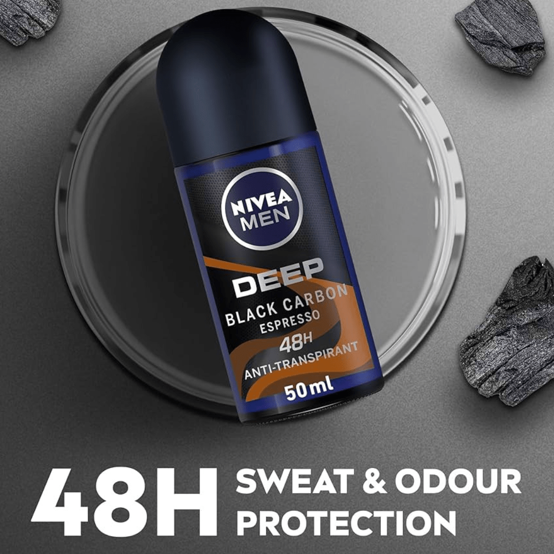 Look Alyfe Nivea Men Deep Espresso Anti-Perspirant Roll-On - 50ml