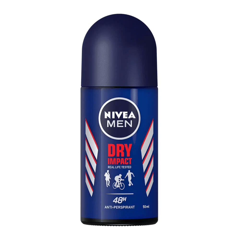 Look Alyfe Nivea Men Mini Dry Impact Antiperspirant Roll-On - 25ml/50ml