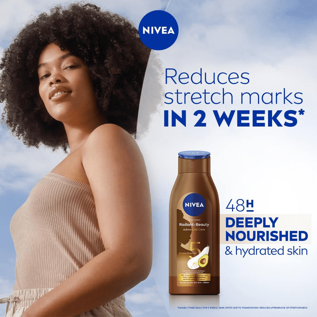 Look Alyfe Nivea Radiant & Beauty Advanced Care Lotion - 400ml