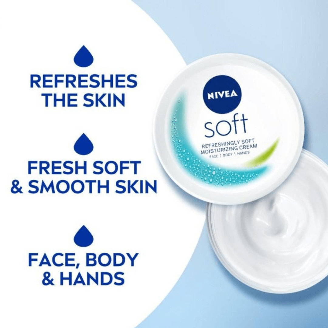 Look Alyfe Nivea Soft Moisturizing Cream - 200ml