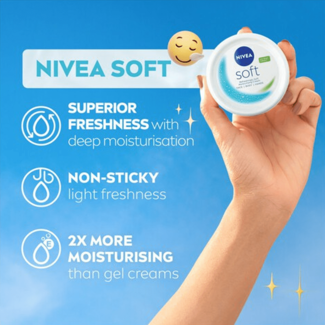 Look Alyfe Nivea Soft Moisturizing Cream - 200ml