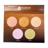 Look Alyfe Nuban Beauty D'Glow Highlighter Palette